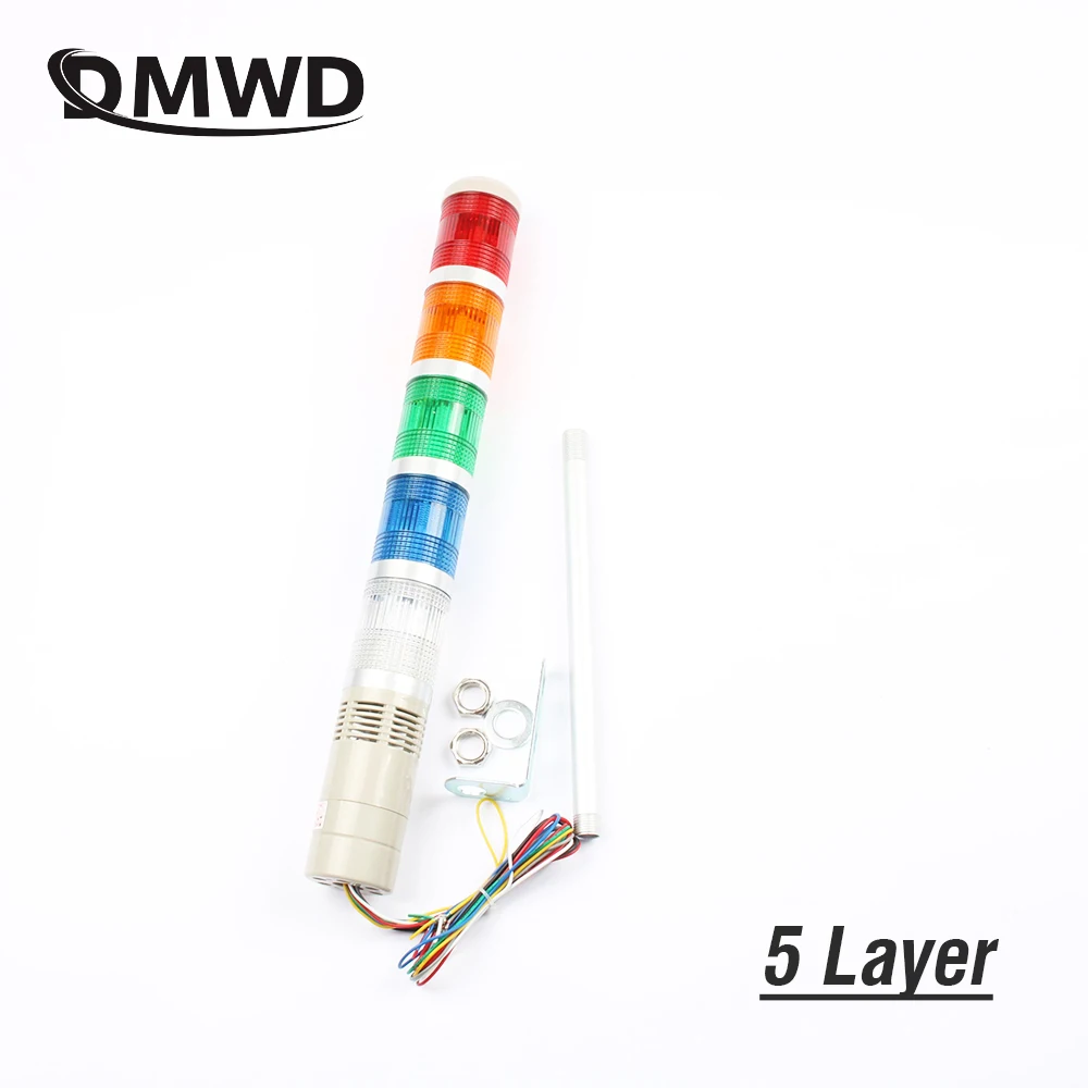 Security Warning Safety Stack Lamp Red Green LED Flash Industrial Tower Signal Light Lta 205 Alarm