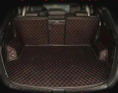 

High quality mats Special trunk cargo mats for Hyundai Santa Fe 5 seats 2017 waterproof boot carpets for Santafe 2016-2013