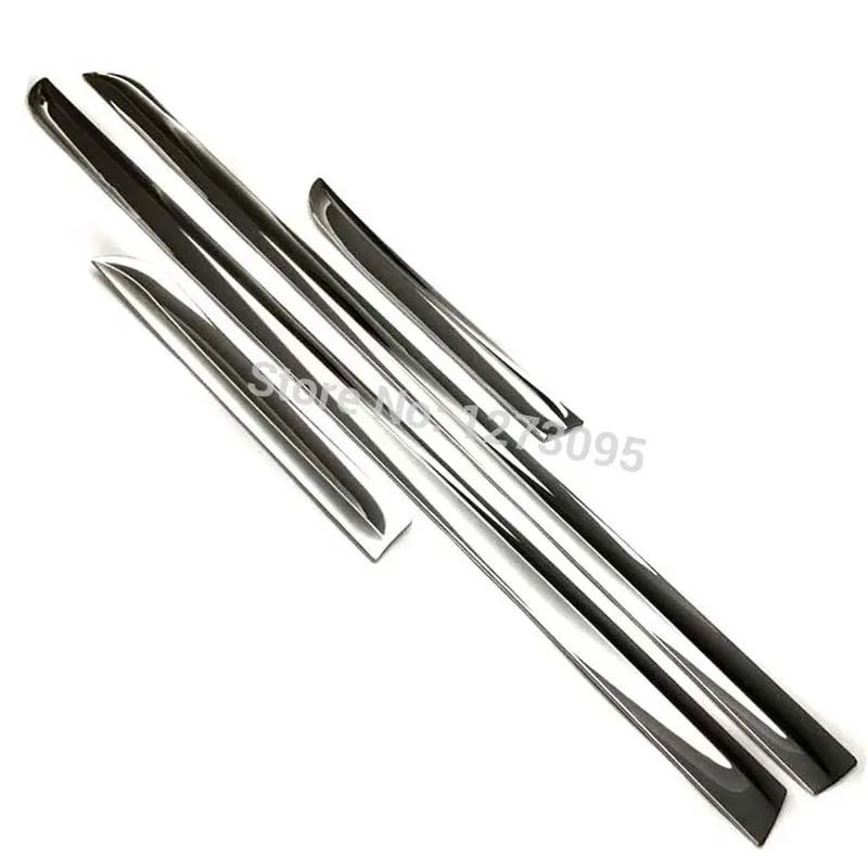 

For Toyota Land Cruiser Prado 2010-2016 ABS Chrome Side Door Body Molding Trim Strip Protector Guard Exterior Car Accessory