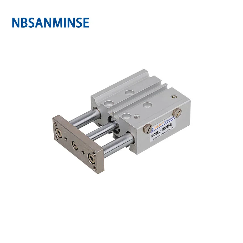 

NBSANMINSE MGPL 50mm Compact Guide Cylinder Double Acting Compressed Air Cylinder Automation Parts