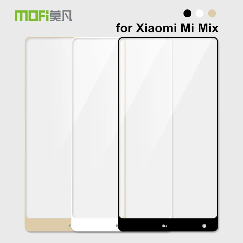 For Xiaomi Mi Mix Glass Tempered 6.4 inch MOFi Full Cover Protective Film Screen Protector for Xiaomi Mi Mix Tempered Glass Film