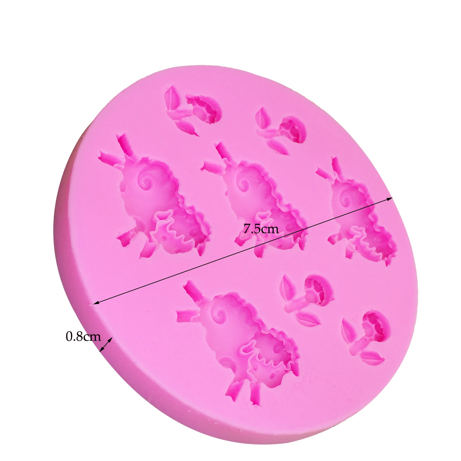 M0125 Овцы цветы помадка силиконовая форма выпечка бисквитов форма конфеты шоколадные формы украшения торта DIY Инструменты для выпечки