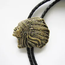 Оптом и в розницу Галстук боло искусственно Состаренный бронзированный главный Галстук боло одежды напрямую из фабрики BOLOTIE-WT073AB