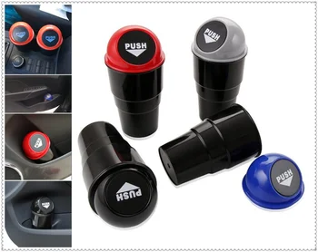 

1pcs auto parts mini round trash can container box shape for Fiat Freemont Doblo 695 FCC4 500e Viaggio Strada 500C