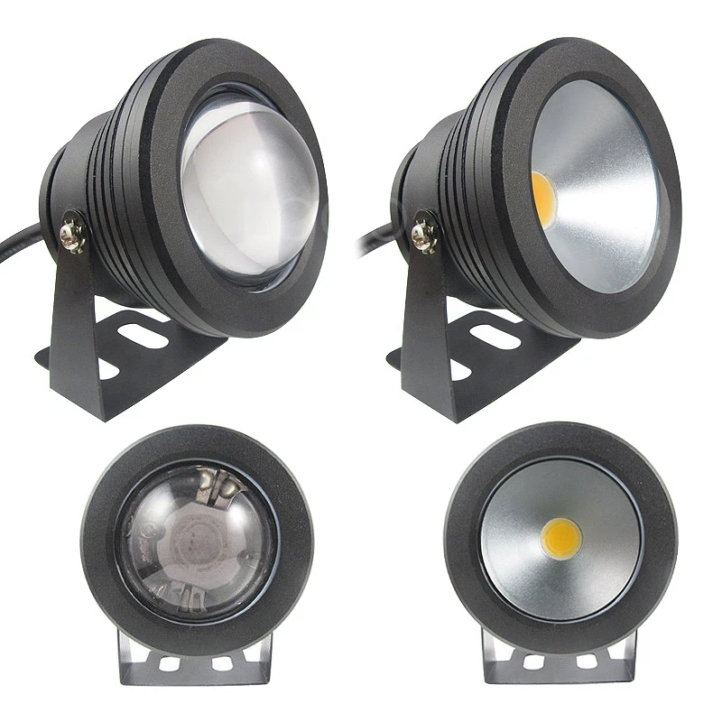 

Popular 12V 10W Underwater Flat Lens LED Waterproof Spot Lamp Outdoor 1.2m White