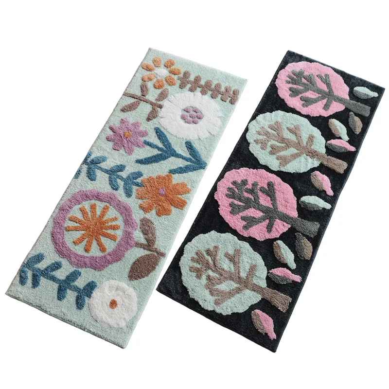Pastoral Style Door Mattress Foot Pad Mat Bedside Carpet Kids Room Balcony Kitchen Rugs Large Size Floor Carpet For Home Decor Pastoral Style Door Mattress Foot Pad Mat Bedside Carpet Kids Room Balcony Kitchen Rugs Large Size Floor Carpet For Home Decor