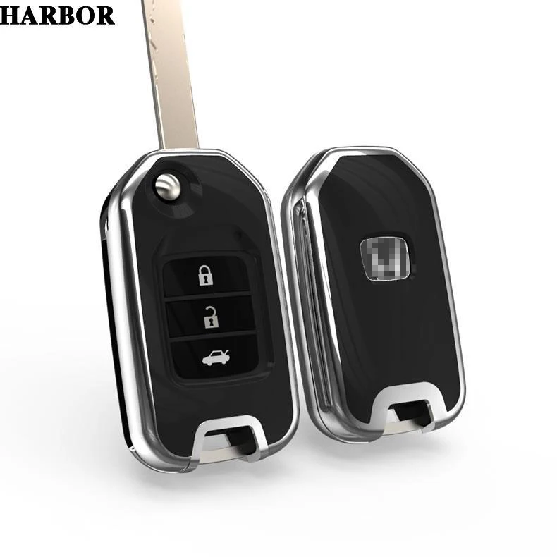 Чехол для ключей для Honda FIT XRV VEZEL CITY JAZZ CIVIC Crider CRV Smart Remout Key Holder сумка аксессуары