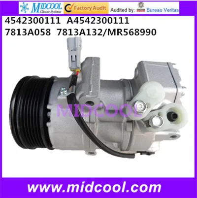  HIGH QUALITY AUTO AC COMPRESSOR 5SEU09C FOR Mitsubishi 4542300111 A4542300111 7813A058 7813A132 MR5