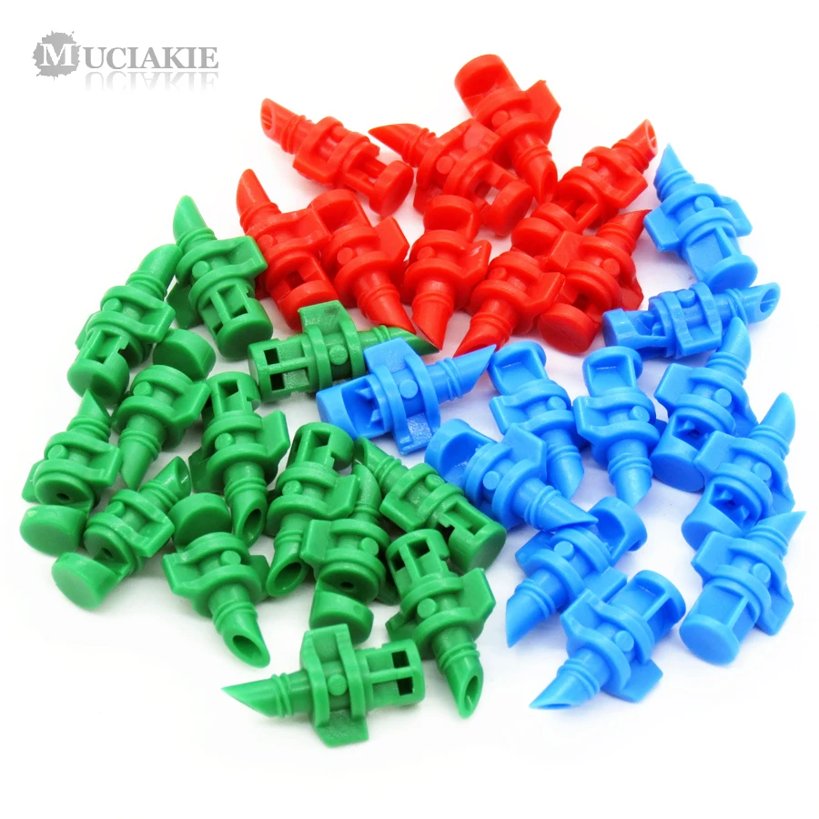 60PCS/pack 90 180 360 Degree Refraction Nozzle Garden Irrigation for Plant Spray Nozzle Mist Sprayer Irrigation Fitting garden sprinkler,plants irrigation kits,garden irrigation nozzle,garden sprayer nozzles,irrigation fittings