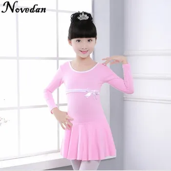 

Baby Kids Pink Cotton Ballet Leotard Dress Toddler Girls Ballet Practice Dance Dress For Children