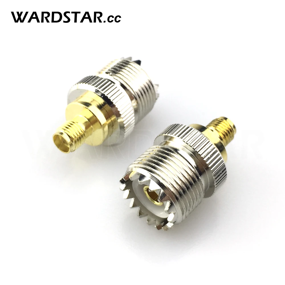 2pcs SMA Female SO-239 SO239 to UHF Jack RF Coaxial Connector Adapter | Обустройство дома