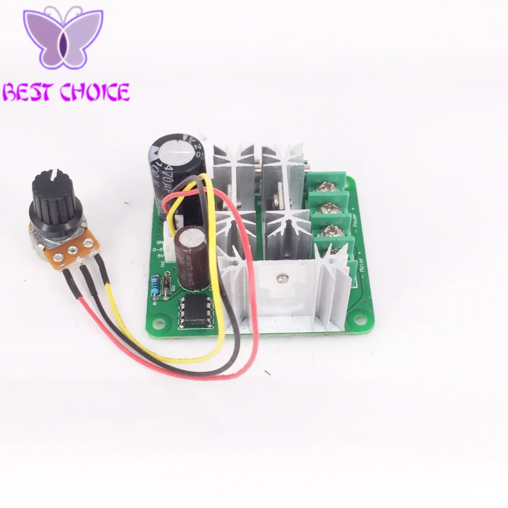 

DC 6V-90V 15A DC Motor Speed Controller Stepless Speed Regulation Pulse Width PWM DC 12V 24V 36V 48V 1000W