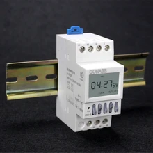 High quality DIN digital timer switch controller programmable 220V AC 16A 1 second to 168 hours 16 ON 16 OFF free shipping High quality DIN digital timer switch controller programmable 220V AC 16A 1 second to 168 hours 16 ON 16 OFF free shipping
