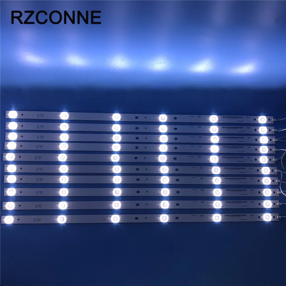 600mm 32/'/' Universal LED Backlight Strips with Optical Lens for TV Repair 10pcs