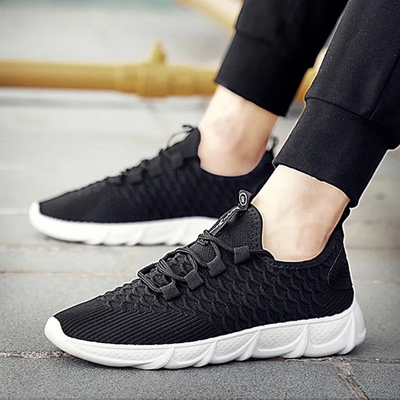 

Men Casual Shoes Lace Up Men Shoes Walking Shoes Men Sneakers Breathable Mesh Trainers Male Shoes Adult Footwear Tenis Masculino
