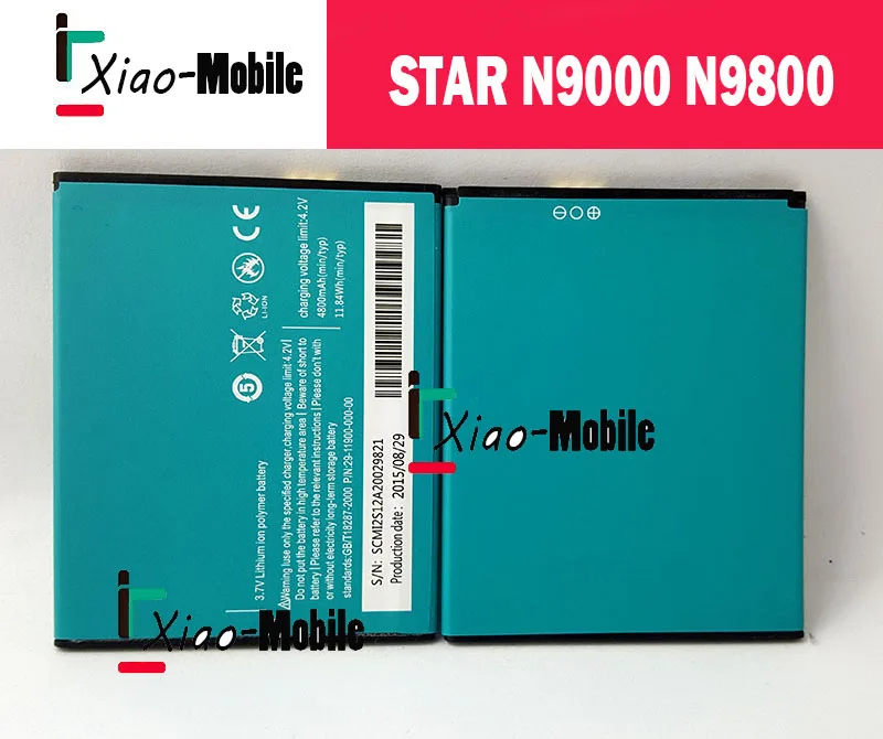 STAR N9000 Battery 4800mAh In Stock 100% new Replacement For N9800 Mlais MX69 PRO Smartphone + in stock | Мобильные телефоны и
