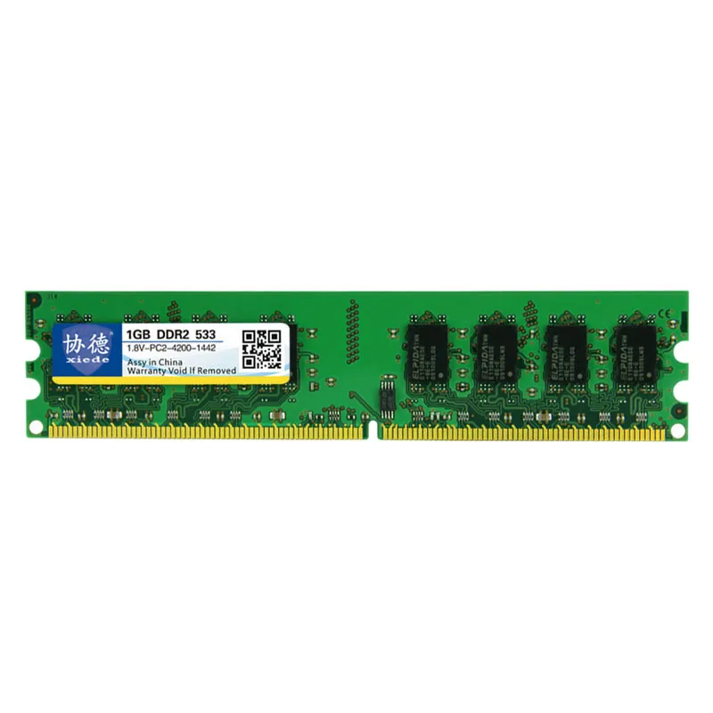 Xiede настольный компьютер оперативная память модуль Ddr2 533 Pc2-4200 240Pin Dimm 533 МГц для Intel/Amd