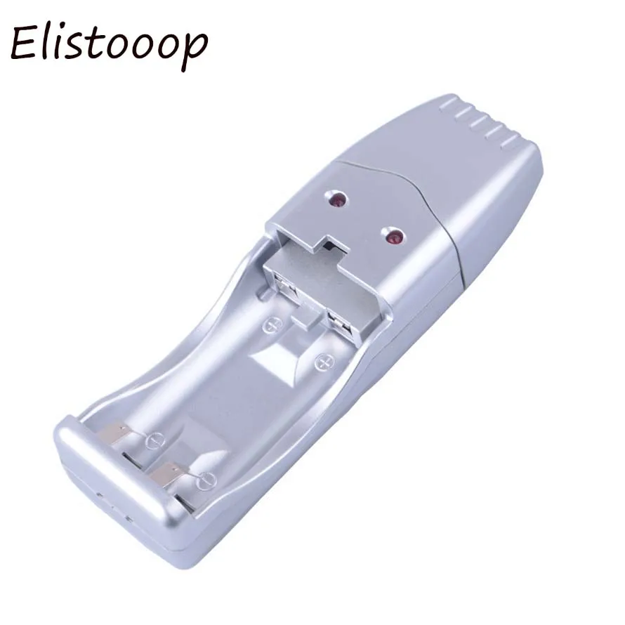 

Elistooop USB Battery Charger Rechargeable NiMH Battery AA AAA High Capacity USB Charger