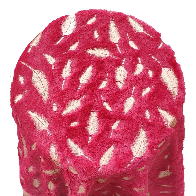 Новейший высококачественный 150 см ширина лохматый ПВ плюш ткань 250GSM горячего тиснения плюш из ткани, шитье ручной работы материал