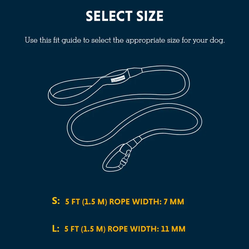 RUFFWEAR-Knot-a-Leash, светоотражающий собачий поводок с надежным фиксирующим карабином S/L