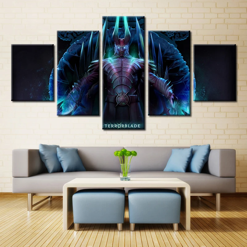 Forbeauty 5 Piece Canvas Painting Art Picture Posters And