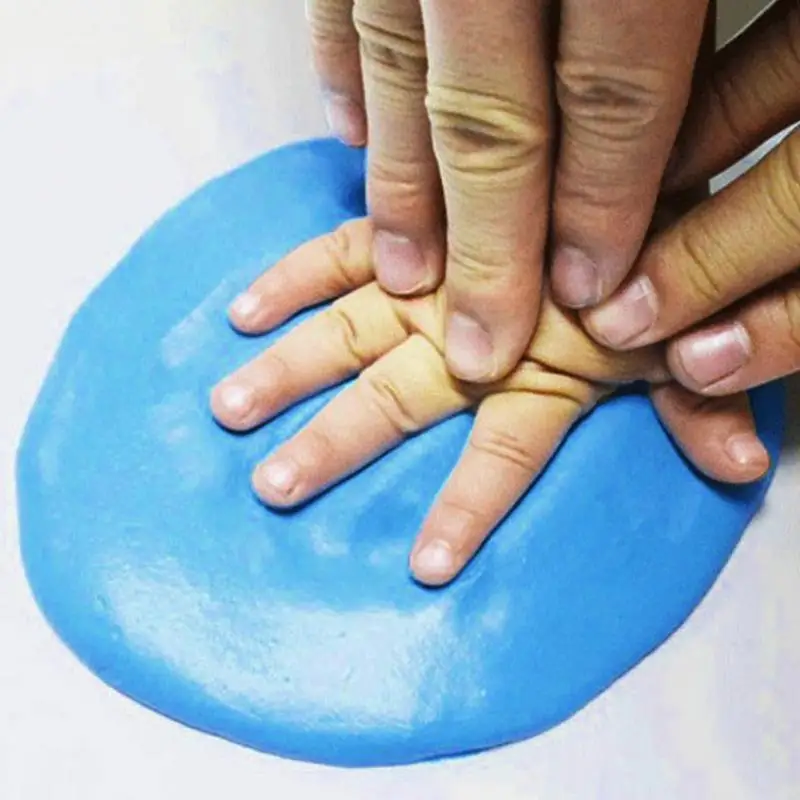 

Novelty Baby Inkpad Handprint Footprint Imprint Kit Casting Baby Care Air Drying Soft Clay For Baby Frowth Record