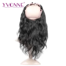 YVONNE 360 Lace Frontal Brazilian Body Wave Virgin Hair 12″-16″ Natural Color 100% Human Hair With Adjustment