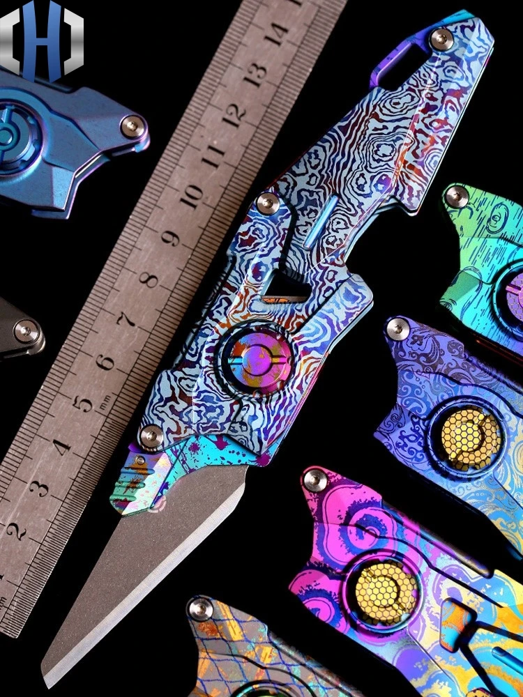 Fs ユーティリティナイフ E03 チタン合金折りたたみ Tc4 紙カッター公開書簡ナイフの壁紙ナイフオープンボックスヘビーデューティユーティリティナイフ ナイフ Aliexpress