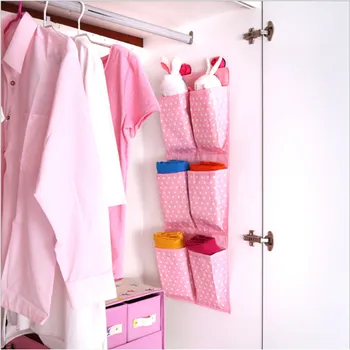 

Wardrobe Hanging Bag Bathroom Cosmetics Storage Bag Back Door Shoes Storage Bag Kitchen Bottle Storage Organizers