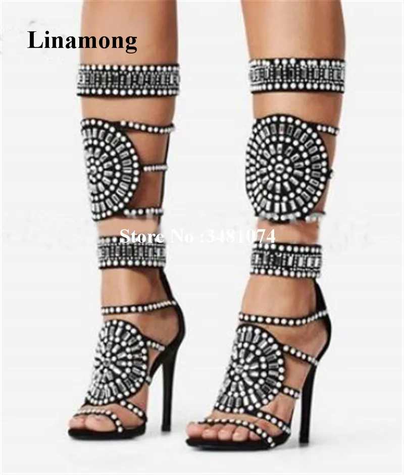 pointed heels sandals