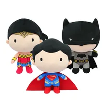 20cm The Avengers High Quality Stuffed Toys Super Heros Plush Toys Wonder Woman Batman Superman Doll Gifts for Children Toy
