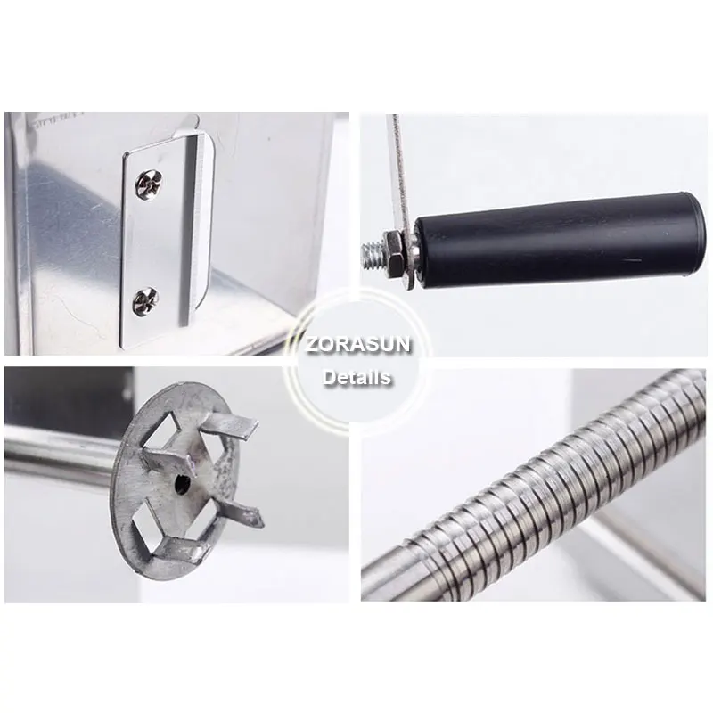 Commercial French Fry Cutter Stainless Steel Spiral Potato Slicer Twist Potato Chips Making Machine Tornado Cutter Peeler