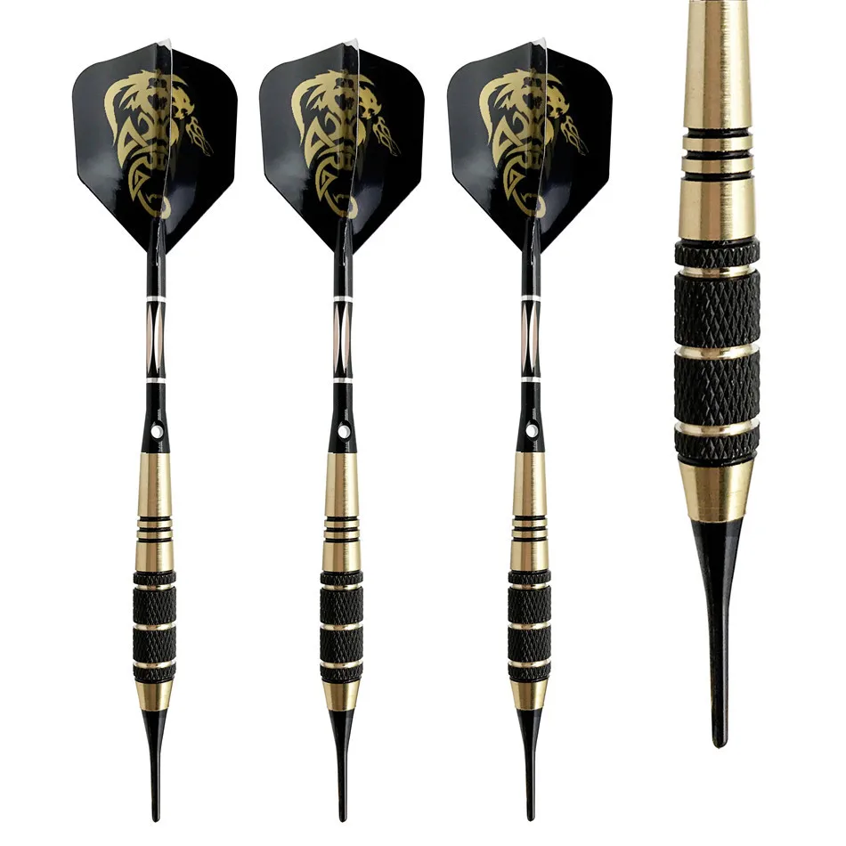 3pcs /set Soft Tip Darts 18g Flame Brass Barrel Professional Darts