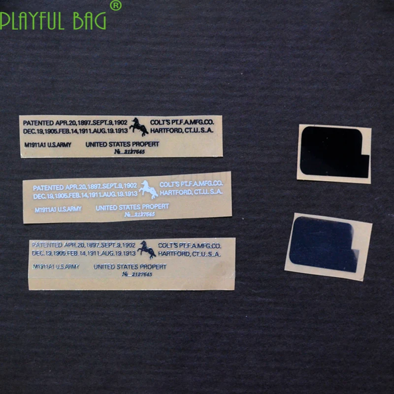 

Outdoor CS Metal waterproof DIY sticker Jin Ming SCAR supplies M4 New Will G36 electric series toy water bomb gun 416 AK L18