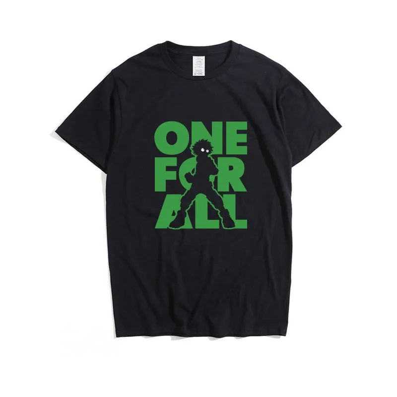 Cosroad Boku No My Hero Academia Midoriya Izuku One for All T Shirt Men Cotton Summer T-shirts1 (2)