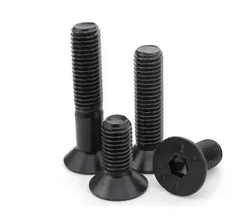 

10pcs M5 alloy steel high strength countersunk head hex screw bolt home decoration screws bolts 6mm-14mm length