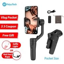 Feiyu tech Vimble 2/Vlog Карманный 3-осевой карданный стабилизатор для смартфона, выдвигаемая ручная дистанционного Управление PK Zhiyun Smooth Q 4