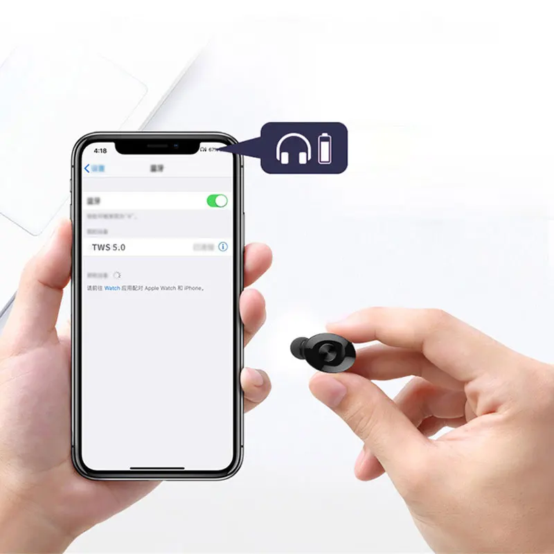 TWS Bluetooth 5,0 XG12 наушники стерео беспроводные Airdots HIFI Звук спортивные наушники Handsfree USB Bluetooth наушники для телефона