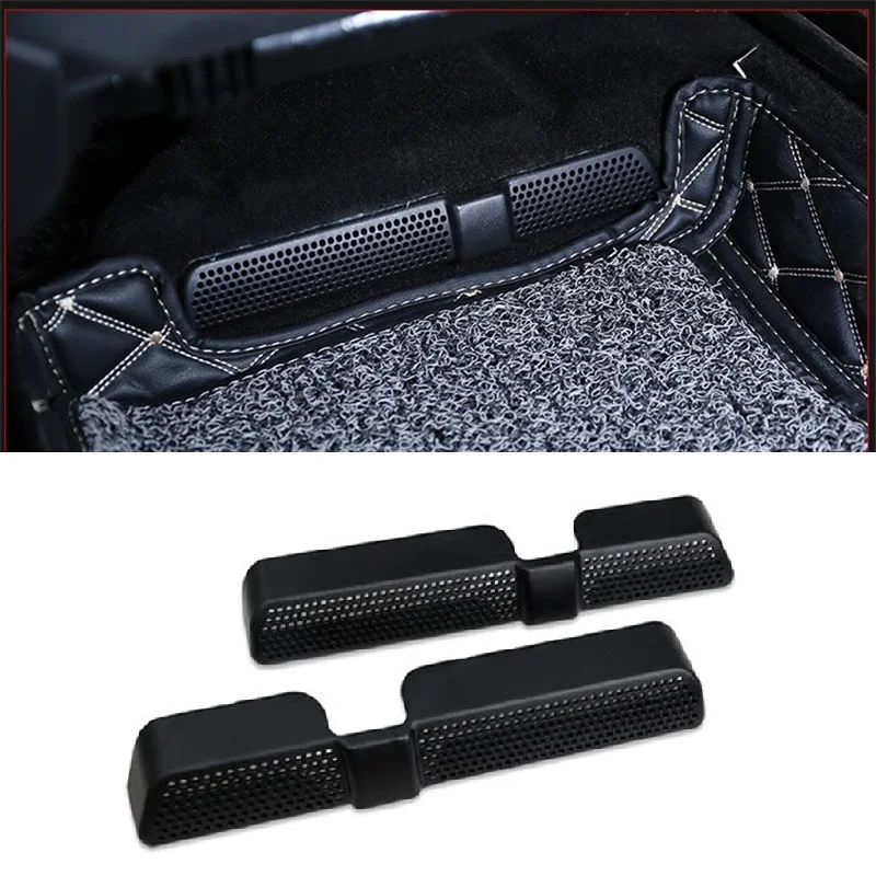 Cubiertas Protectoras Para Rejillas De Ventilación Bajo Asiento De Coche (2 Piezas) – Evita Que Entre Suciedad, Material Malla Transpirable, Fácil Instalación Sin Herramientas