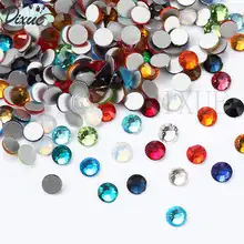 Стразы ss3-ss34, не горячая фиксация, стразы с плоской задней частью, стразы, кристаллы, цвета стекла, много цветов и размеров, можно выбрать для сумки, платья 025