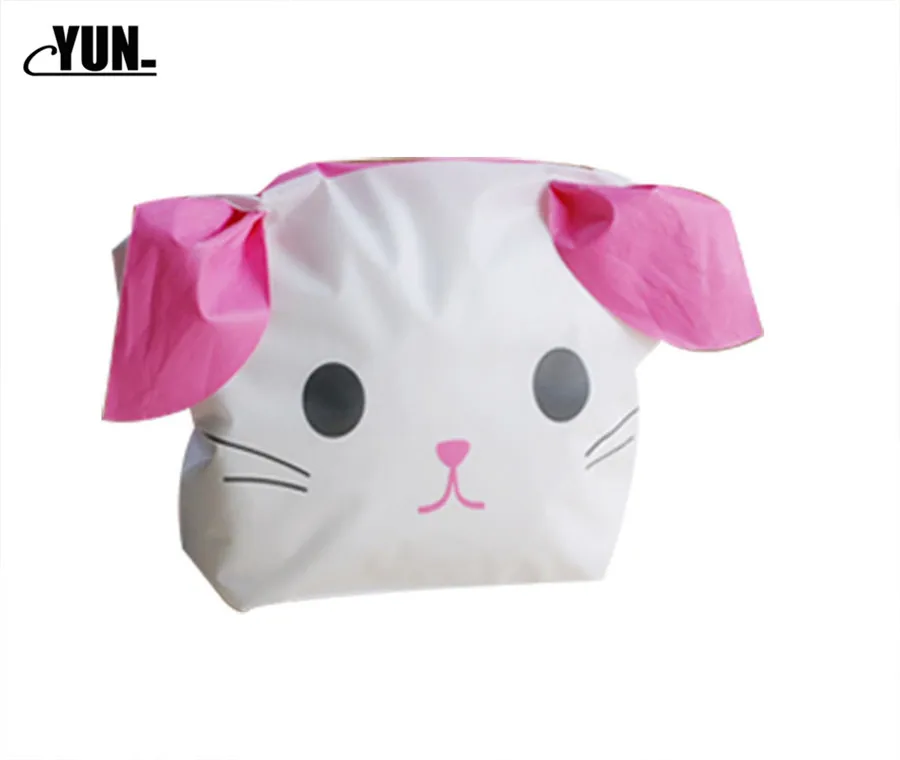 100pcslot Cute panda Ear Cookie Bags Gift Bags For Candy Biscuits Snack Baking Package Wedding Favors Supplies 7D (56)