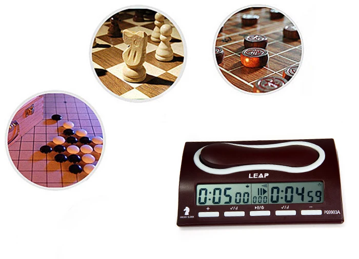 LEAP PQ9903A Многофункциональные цифровые шахматные часы Wei Chi отсчет вверх вниз шахматный Будильник Таймер Reloj Ajedrez Temporizador