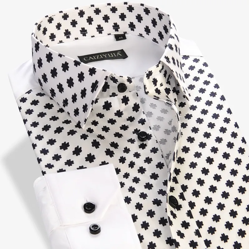 Floral men shirt Good quality 100% cotton patchwork long sleeve slim fit Print casual shirts male fashion mens shirts Floral men shirt Good quality 100% cotton patchwork long sleeve slim fit Print casual shirts male fashion mens shirts