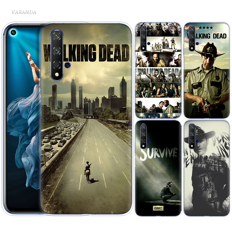 

The Walking Dead Case for Huawei Honor 8X 8C 8 9 10 20 Play 8A lite Pro V20 Y9 Y7 Y6 Y5 Prime 2018 2019 TPU Fundas Phone Bags