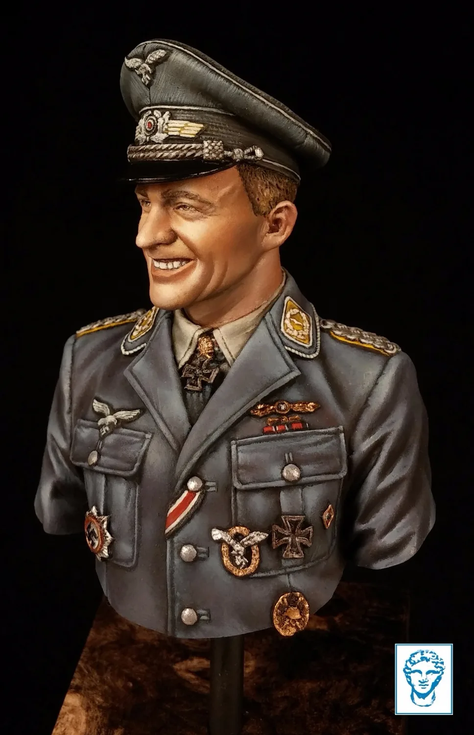 [Loong Way миниатюры] модели александроса Ханс Ulrich Rudel Stuka Пилот Бюст полимерная