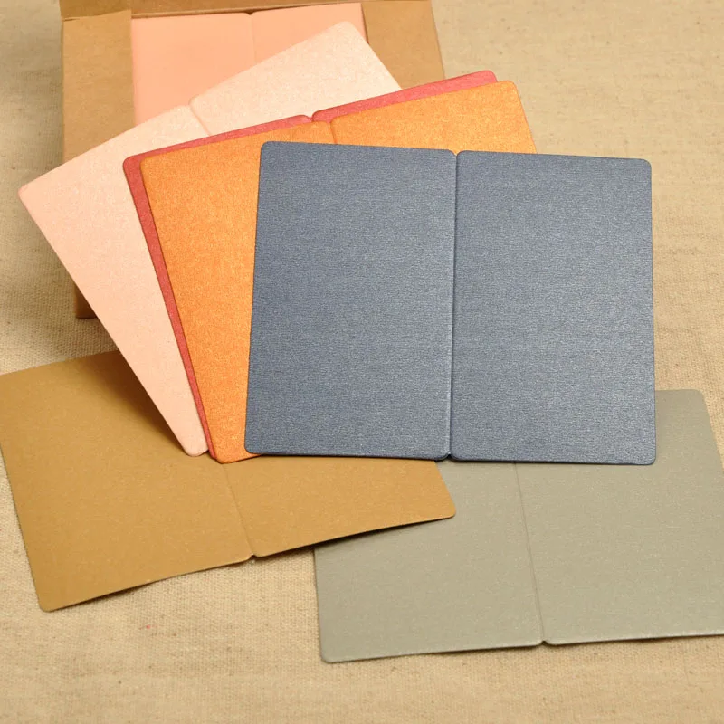 Яркий складной жемчуг бумага 300GMS сообщение карты цветная бумага для карт 200 листов
