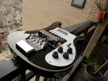 

Factory direct wholesale Newest Custom Nice black Bass Guitar 4 Strings 4003 Rick Electric Bass In Stock 315
