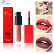 Pudaier жидкая губная помада пикантные Цвета губ Краски матовая помада Водонепроницаемый длительный блеск для губ телесный оттенок губ косметический салон