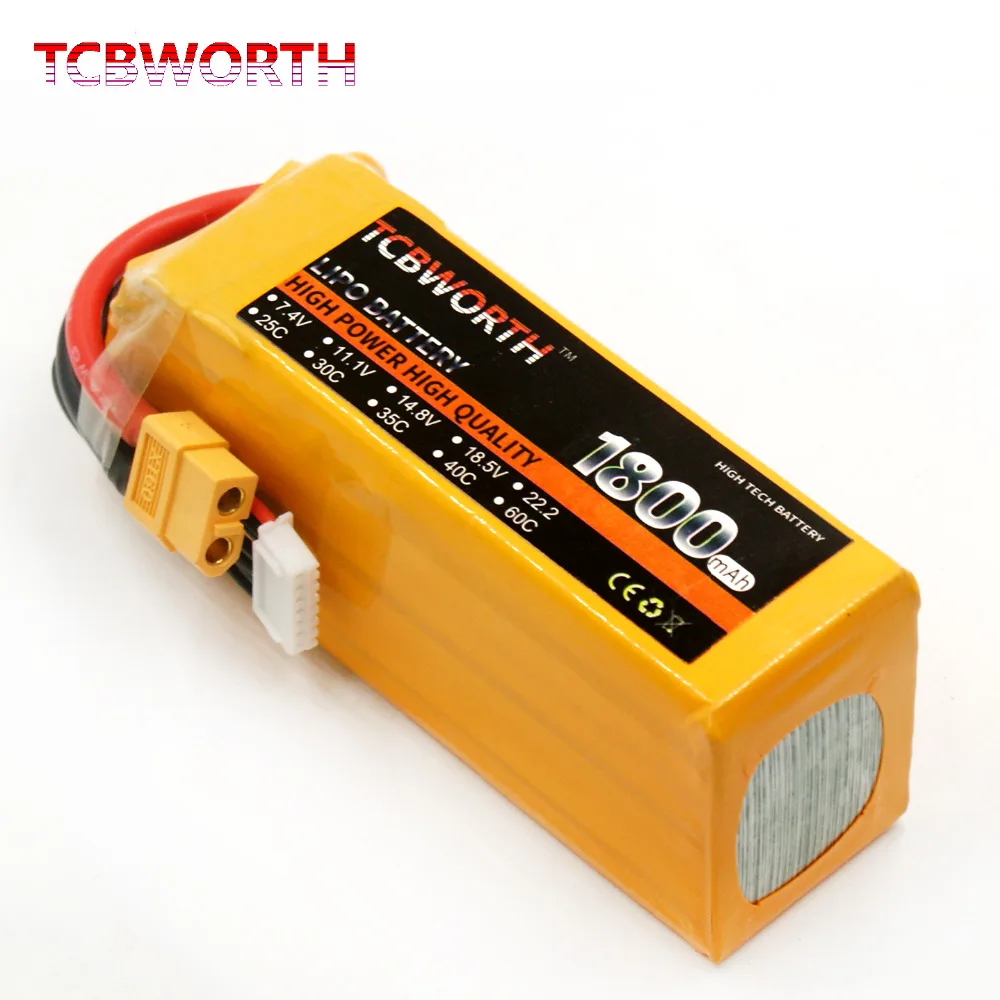 6S RC LiPo аккумулятор 22,2 V 900mAh 1200mAh 1800mAh 2200mAh 2600mAh3000mAh 30C 40C 60C для RC самолета вертолета дрона 6S LiPo