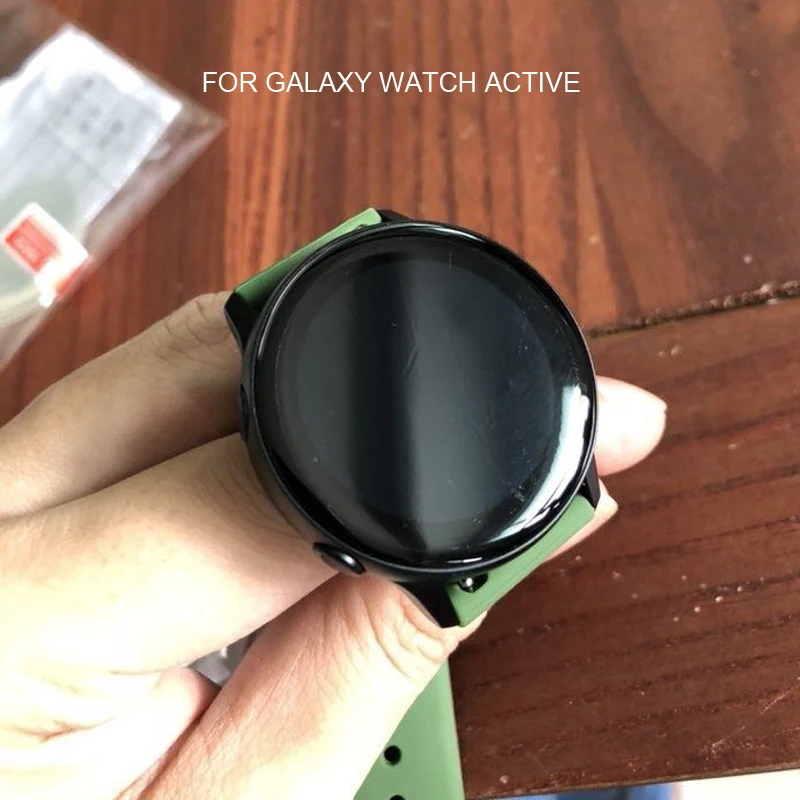 Пленка для Samsung Galaxy ACTIVE Watch HD прозрачная мембрана на полный экран активная
